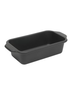 Oster Teston Platinum Collection 9 Inch Nonstick Carbon Steel Loaf Pan in Matte Black